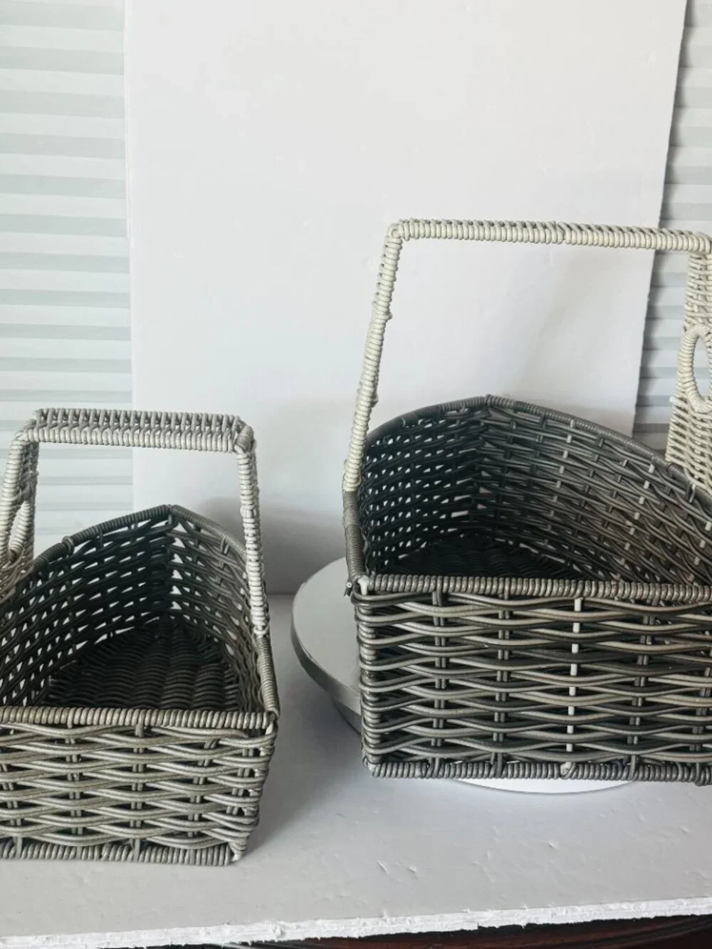 2 Pc Ciroa Woven Tug Boats Handle 15 & 13